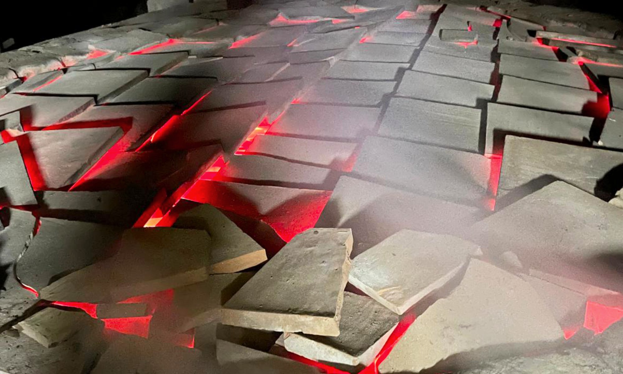 Traditional Wood-Fired Kiln Firing of Handmade Bricks - ITALY